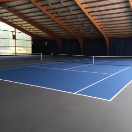 Aanleg hardcourt tennis terreinen bij TC De Witte Duivels - afbeelding