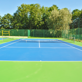 Aanleg van hardcourt tennisbanen bij Tennis Vlaanderen - afbeelding